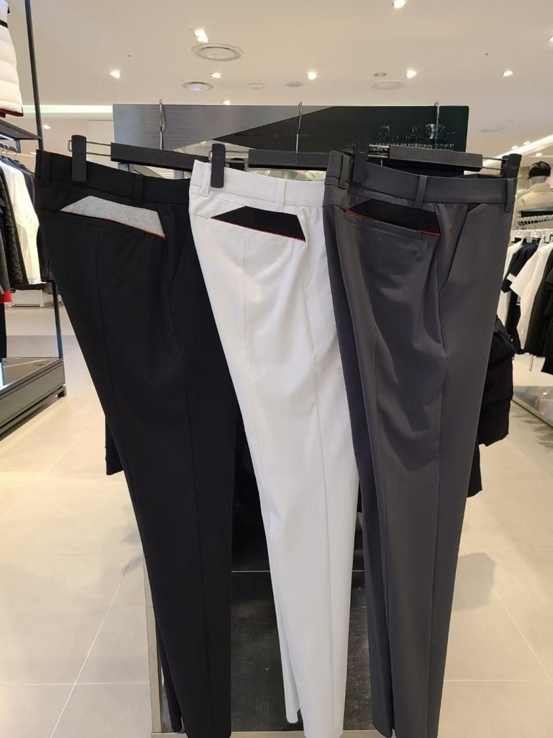 Golf Equipment Sales - Male Golf Straight‑Leg Long Pants Simple