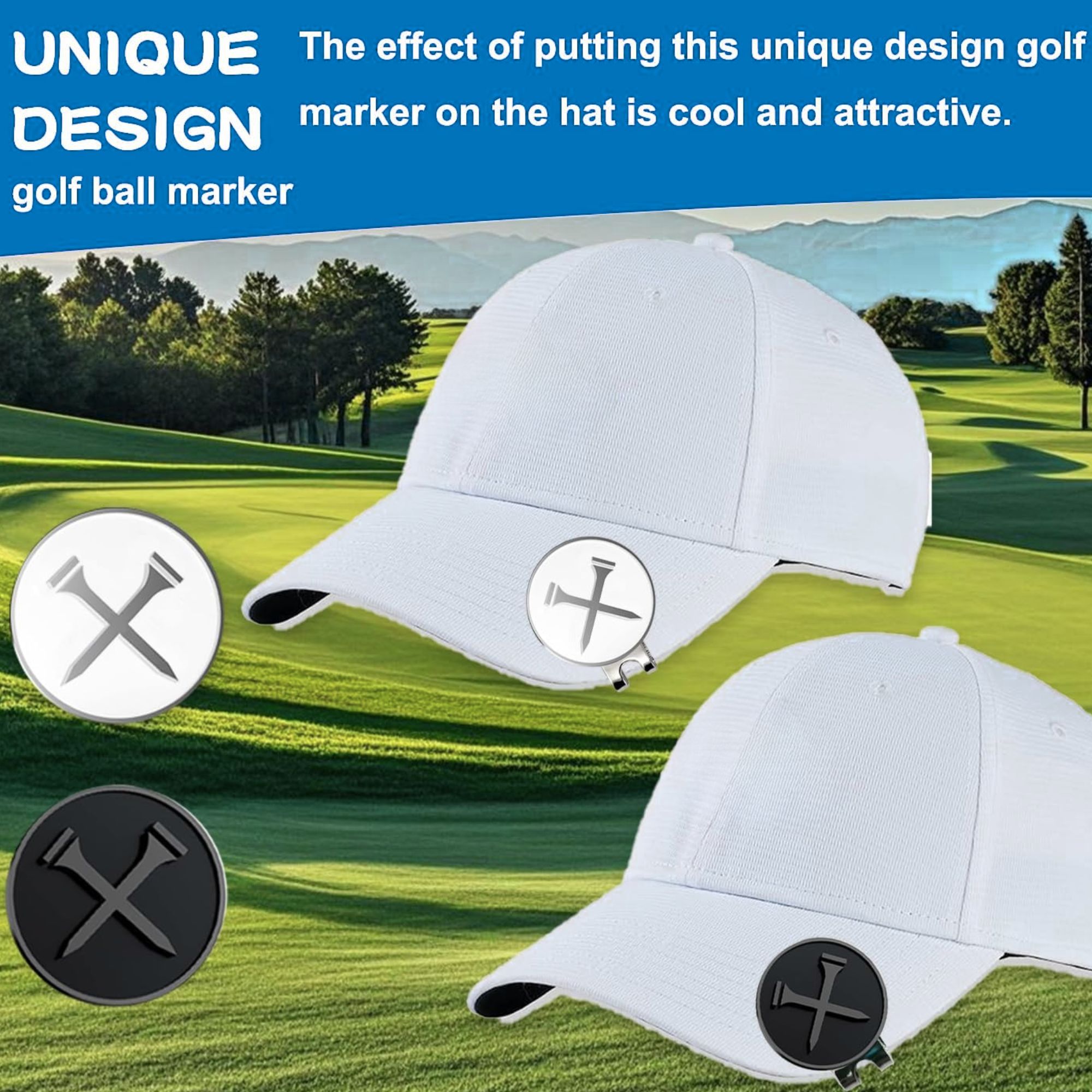 4 Counts Golf Ball Markers Per - огляд і ціна Golf Ball Premium